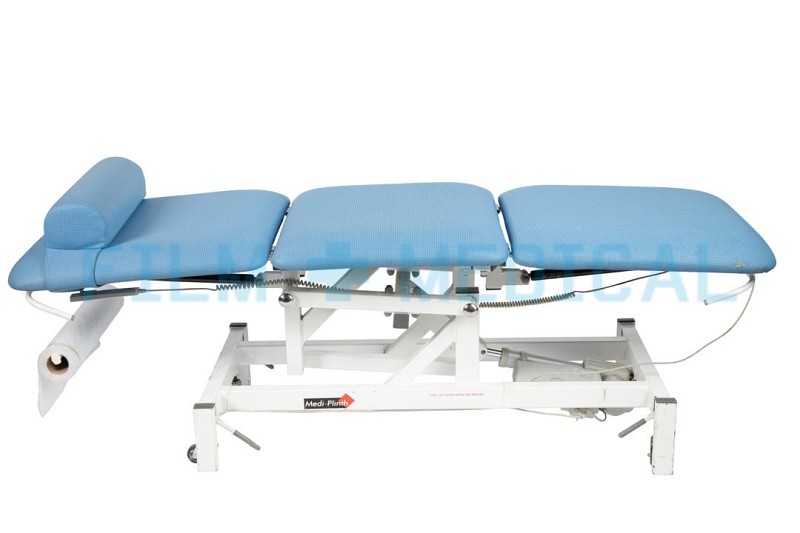 Examination Couch in Light Blue Stool Priced Separately
